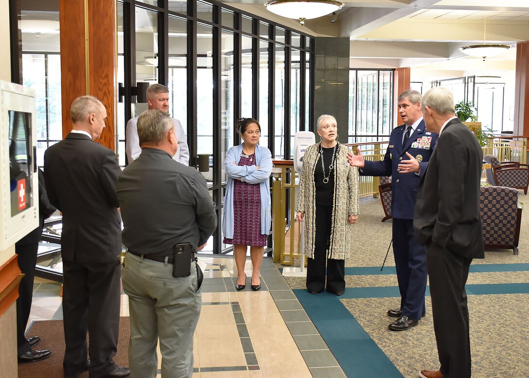 NDU Board of Visitors Tour the Ike Skelton Library at JFSC