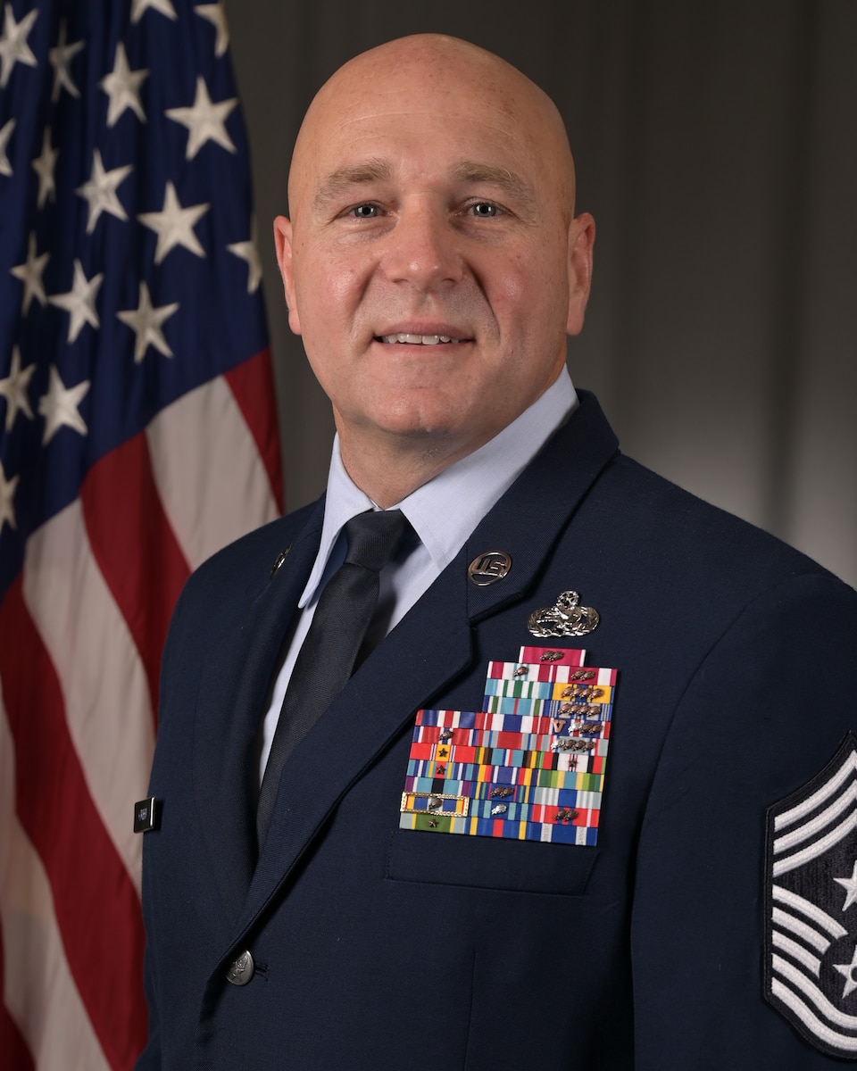 Official photo for AFSOC Command Chief, CMSgt Anthony Green