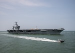 USS George Washington (CVN 73), is back in port as of May 25, 2023 and was successfully redelivered to Navy. (Courtesy Newport News Shipbuilding)
