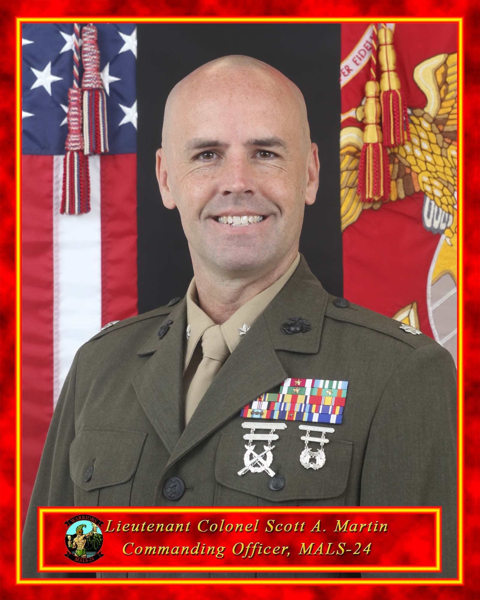 Lieutenant Colonel Scott A. Martin > 1st Marine Aircraft Wing > Biography