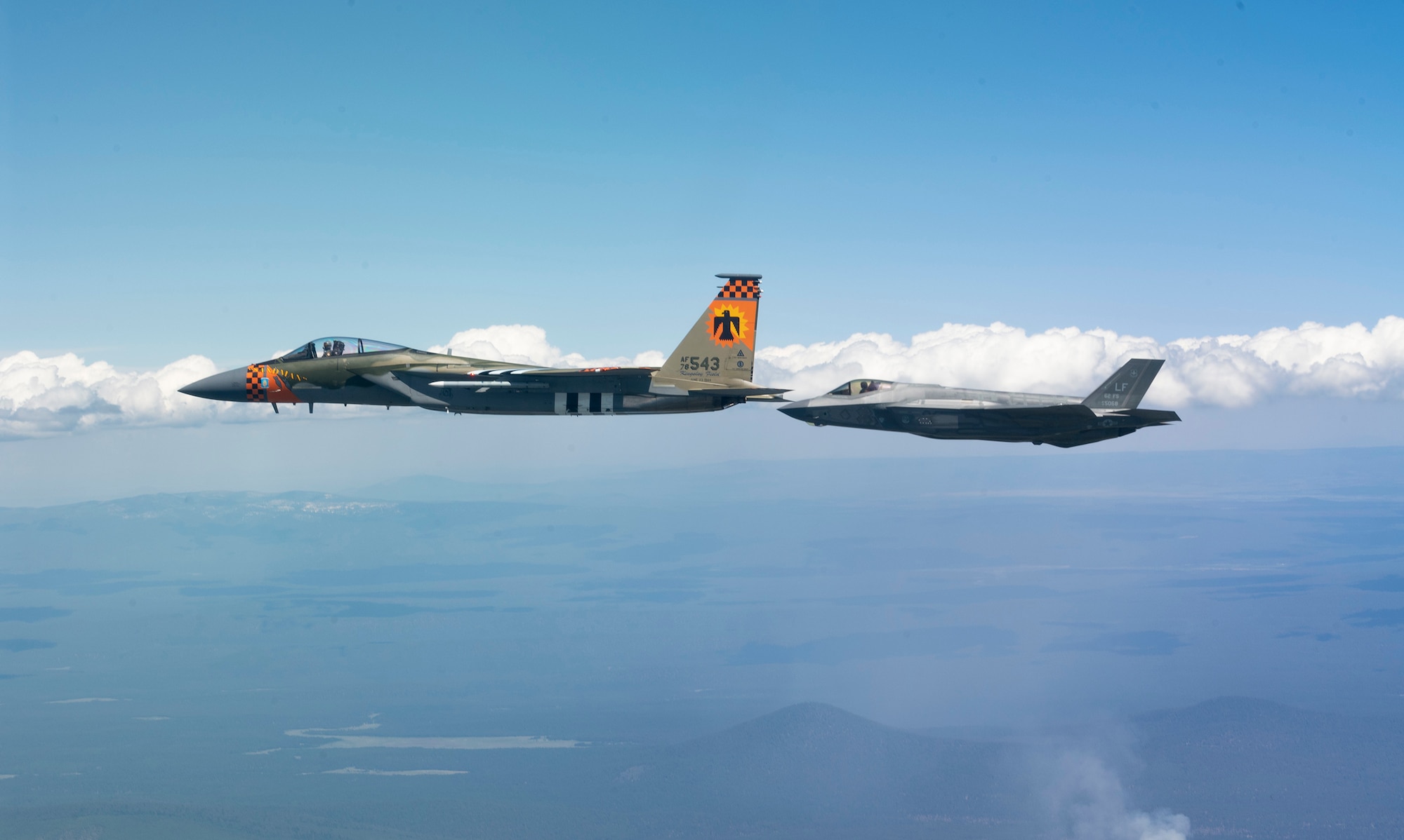 fighter jets in flight
