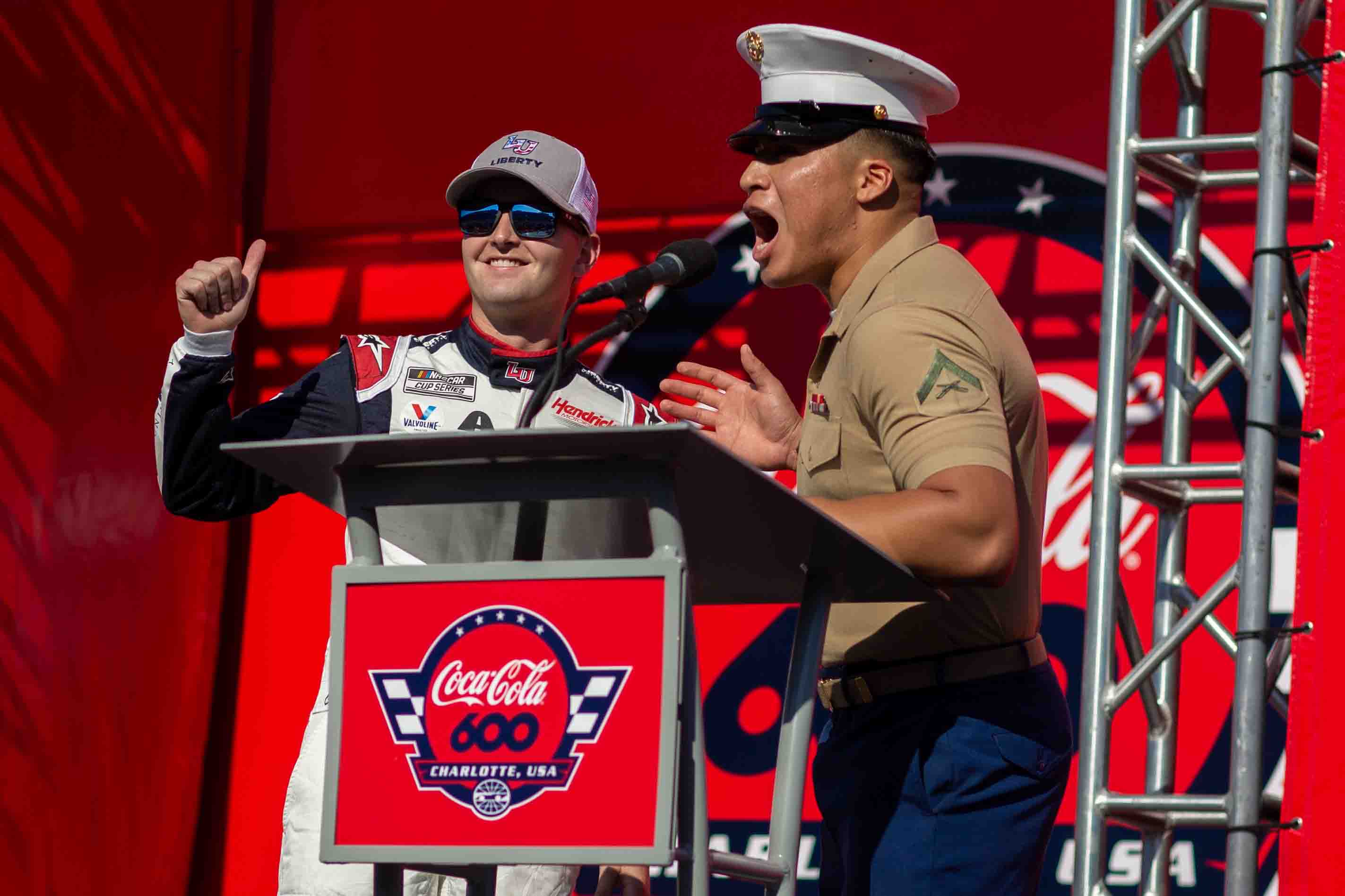 The DOD NASCAR Highlight Fallen Heroes Service During Coca Cola 600