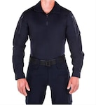 The Coast Guard’s new law enforcement operational clothing (LEOC), the First Tactical Defender top and trouser, is made from a breathable blend of cotton and nylon with ripstop and moisture-wicking technology. The Coast Guard authorized designated law enforcement units to buy and use the LEOC for maritime law enforcement training and missions.