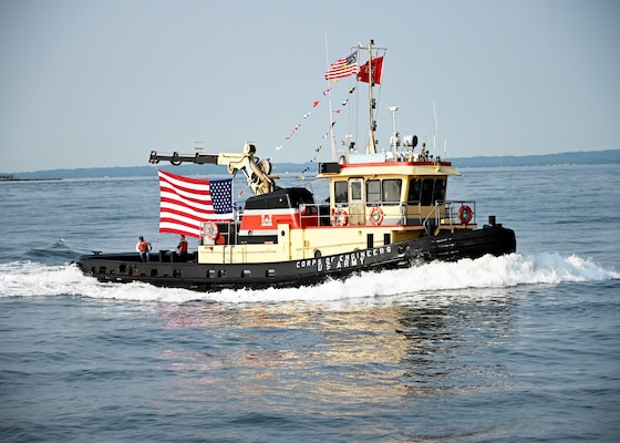 DCV Gelberman Leads the Parade of Ships during Fleet Week 2023