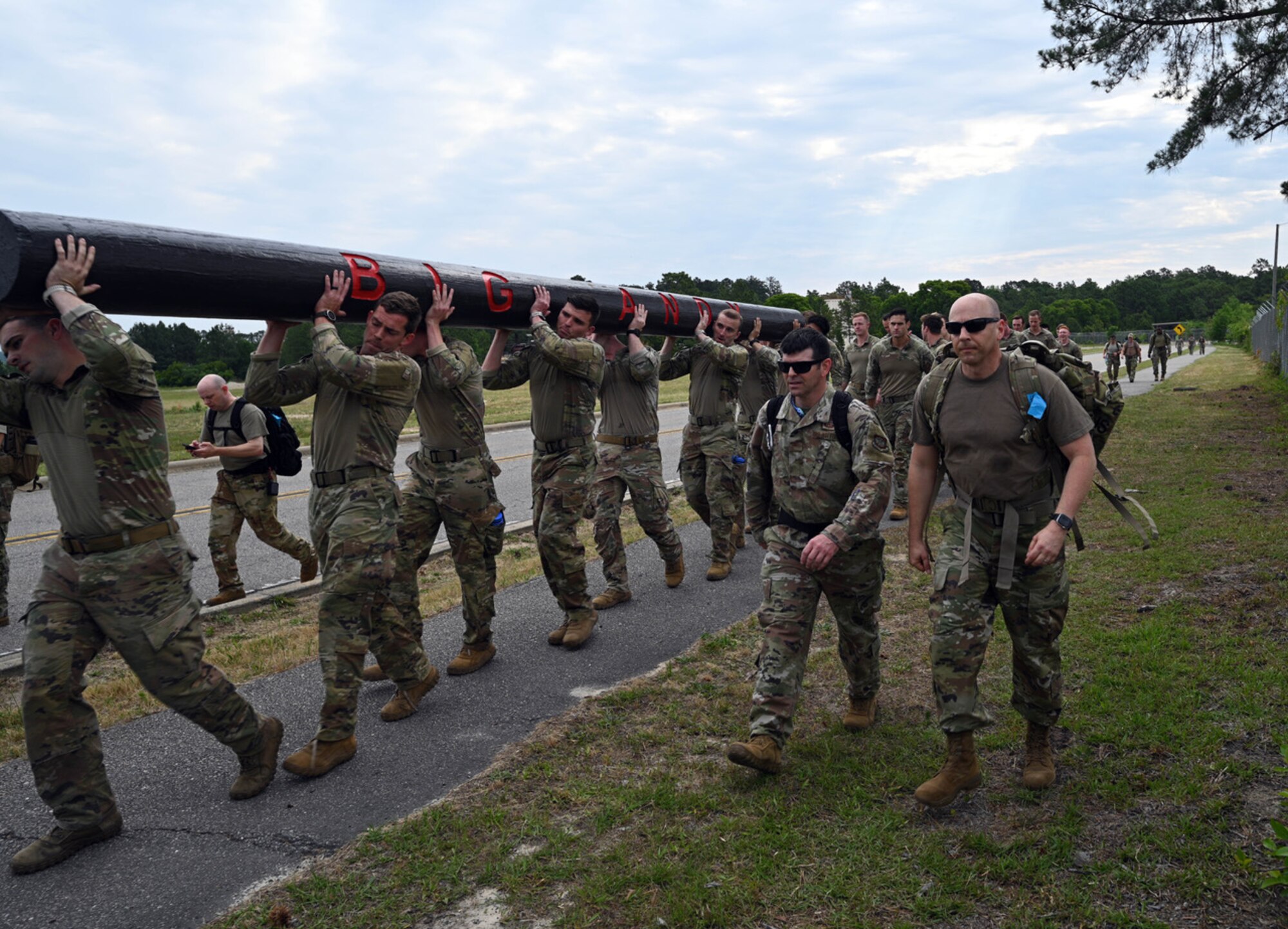 Members of Team Pope conducted a Memorial Ruck march on May 25th, 2023 to honor their fallen comrades.