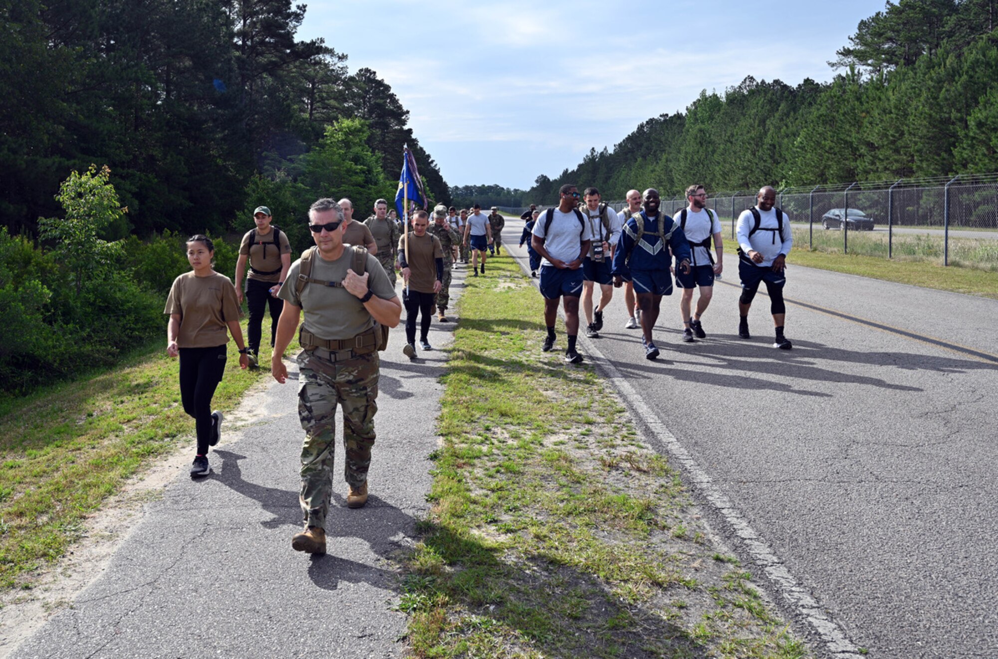 Members of Team Pope conducted a Memorial Ruck march on May 25th, 2023 to honor their fallen comrades.