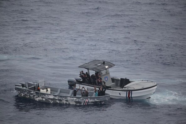 Drug bust in the Eastern Pacific in 2012.