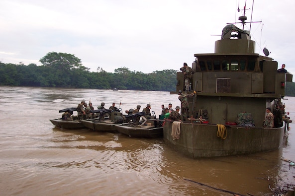 Colombian riverine operations, 1999.