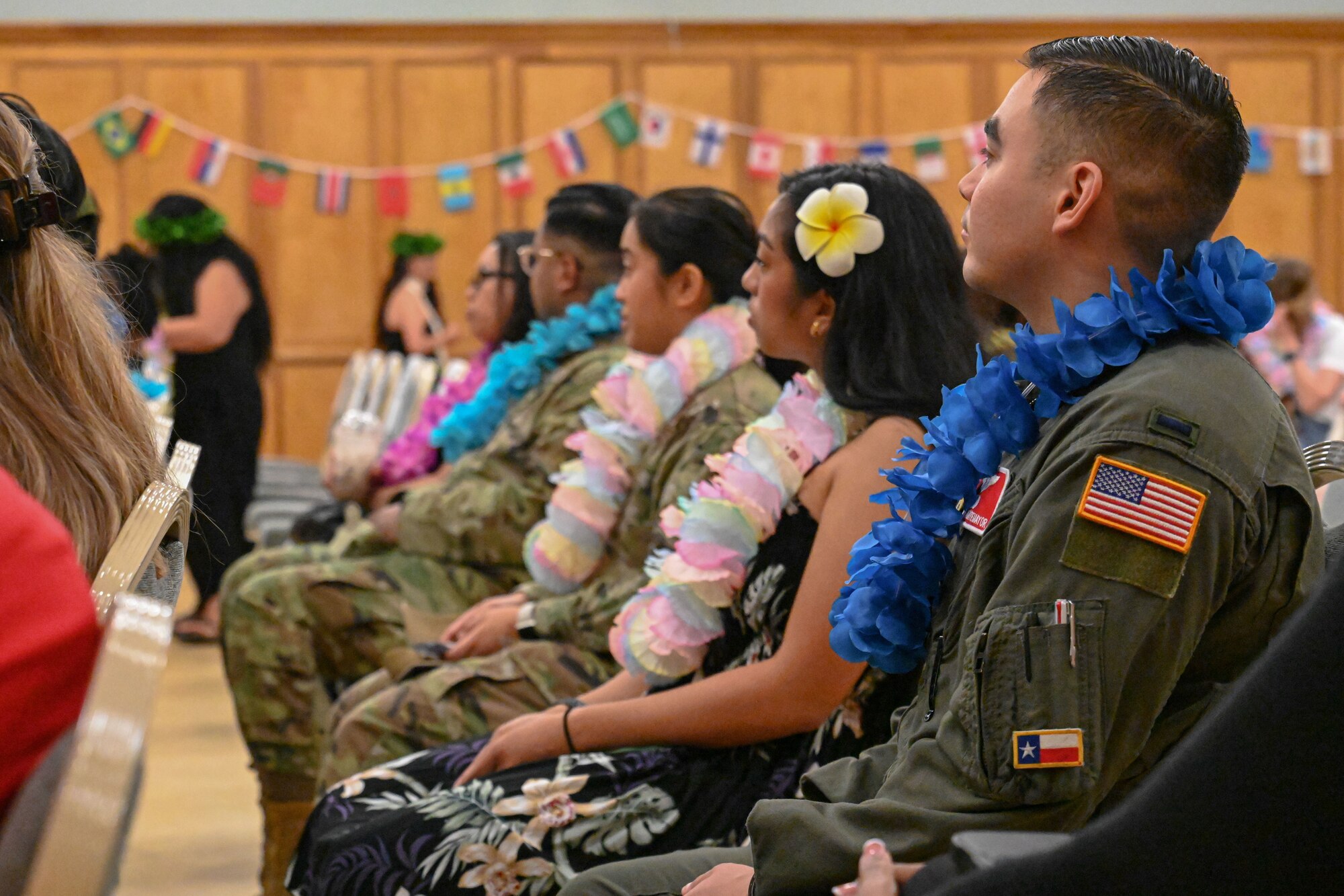 members watch a performance