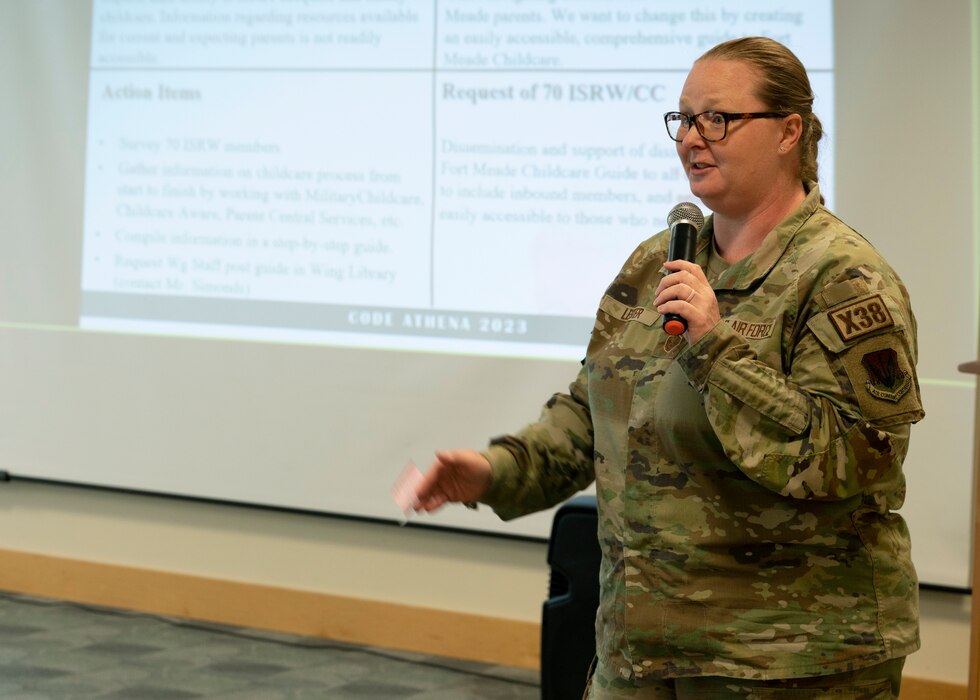 70th ISRW Code Athena strives to reduce female and family-centric barriers to readiness