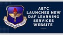 AETC shield on blue background