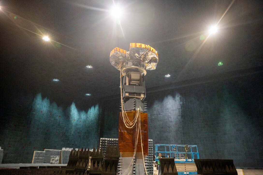 After the testing is complete, the NTS-3 will operate for one year in a near-geosynchronous orbit and will broadcast navigation signals from its phased array antenna.