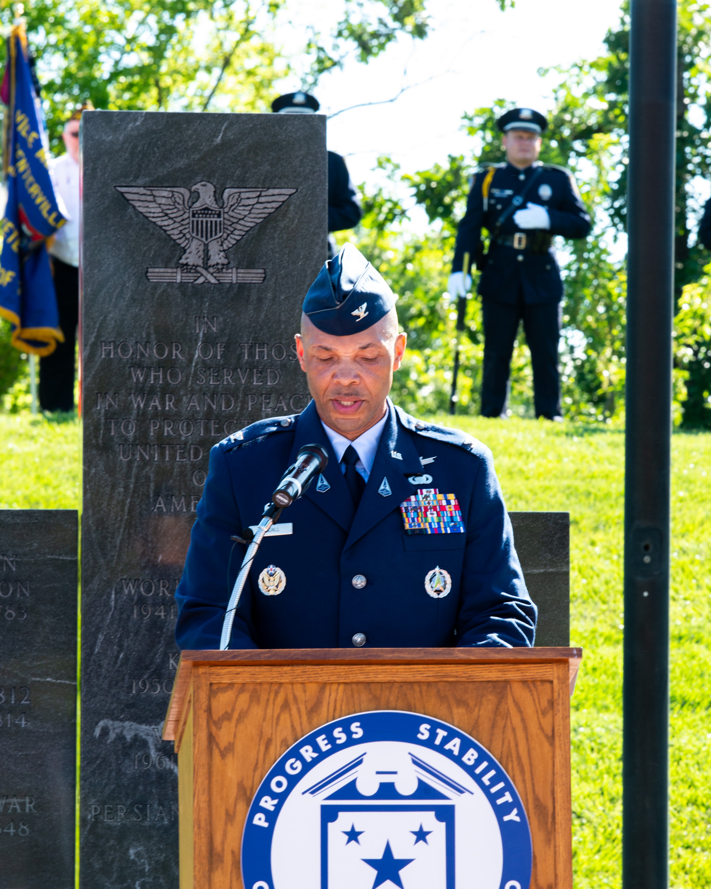 NSIC commander speaks at Memorial Day ceremony