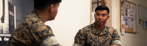 Marines with 1/12 talk about the Direct Affiliation Program