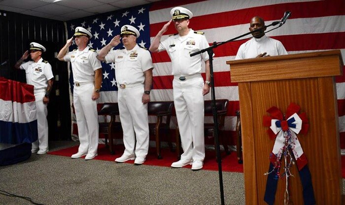 NUWC Division Newport’s Atlantic Undersea Test and Evaluation Center hosts change of charge ceremony on May 24