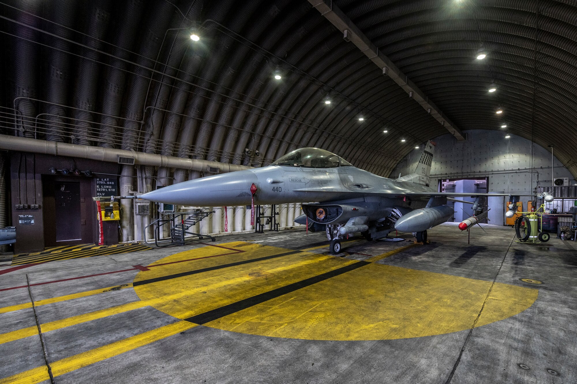 Photo of Airmen, U.S. Air Force aircraft participating in an aircraft generation training event.