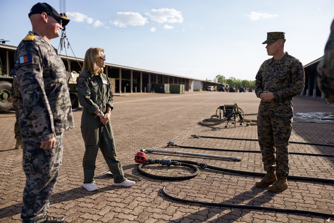 Ambassador Caroline Kennedy visits Marine Rotational Force - Darwin