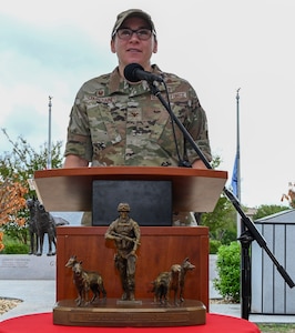 U.S. Military Working Dog Teams observe 10th anniversary of monument