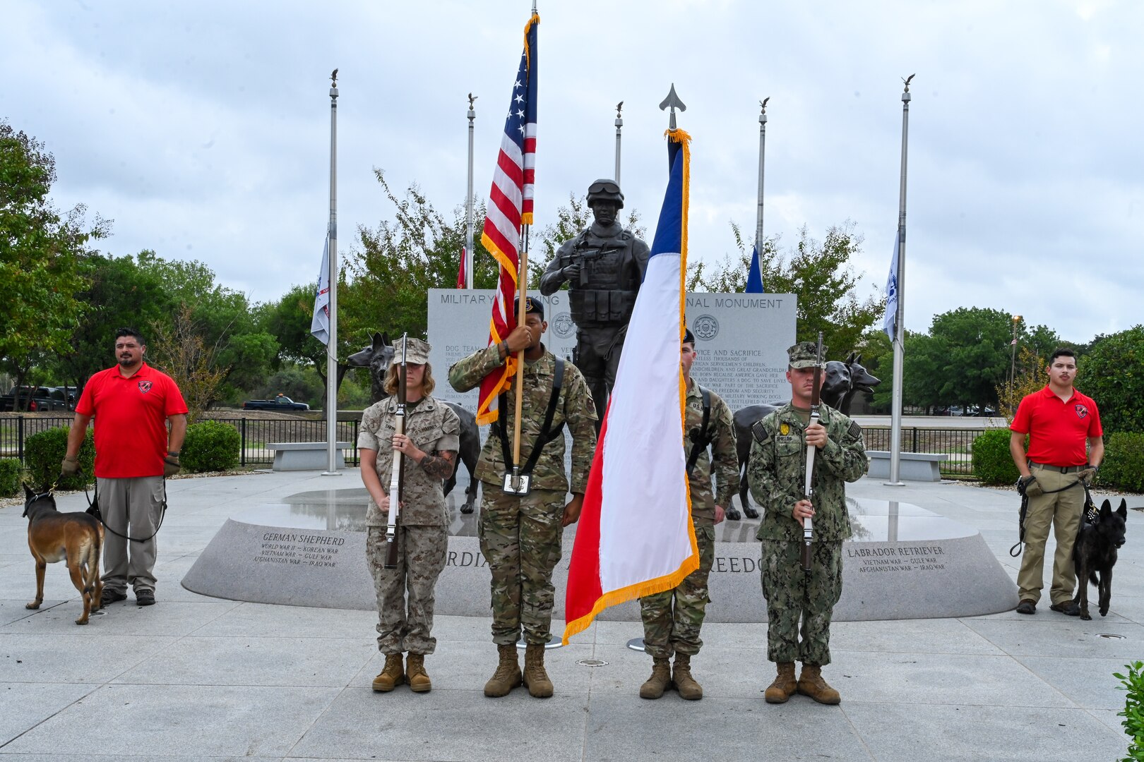 U.S. Military Working Dog Teams observe 10th anniversary of monument