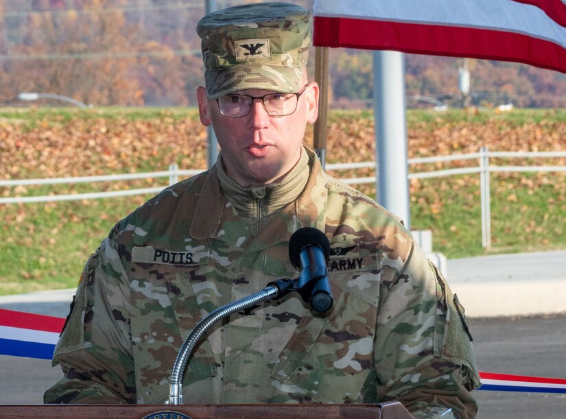 FORT INDIANTOWN GAP, Pa. – Maj. Gen. Mark Schindler, the Adjutant General of Pennsylvania, Col. Kevin Potts, Fort Indiantown Gap Garrison Commander, and U.S. Rep. Dan Meuser, Pennsylvania’s 9th Congressional District, cut a ribbon officially dedicating the installation’s main access control point signifying a new era in security for all who work, live and train here. The ACP went into operation shortly after the ceremony, and now a state or federally issued ID will be required to access the installation. Fort Indiantown Gap was the National Guard’s busiest training center in Fiscal Year 2023.