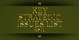 Cover for 2018 - 2020 Key Strategic Issues List
