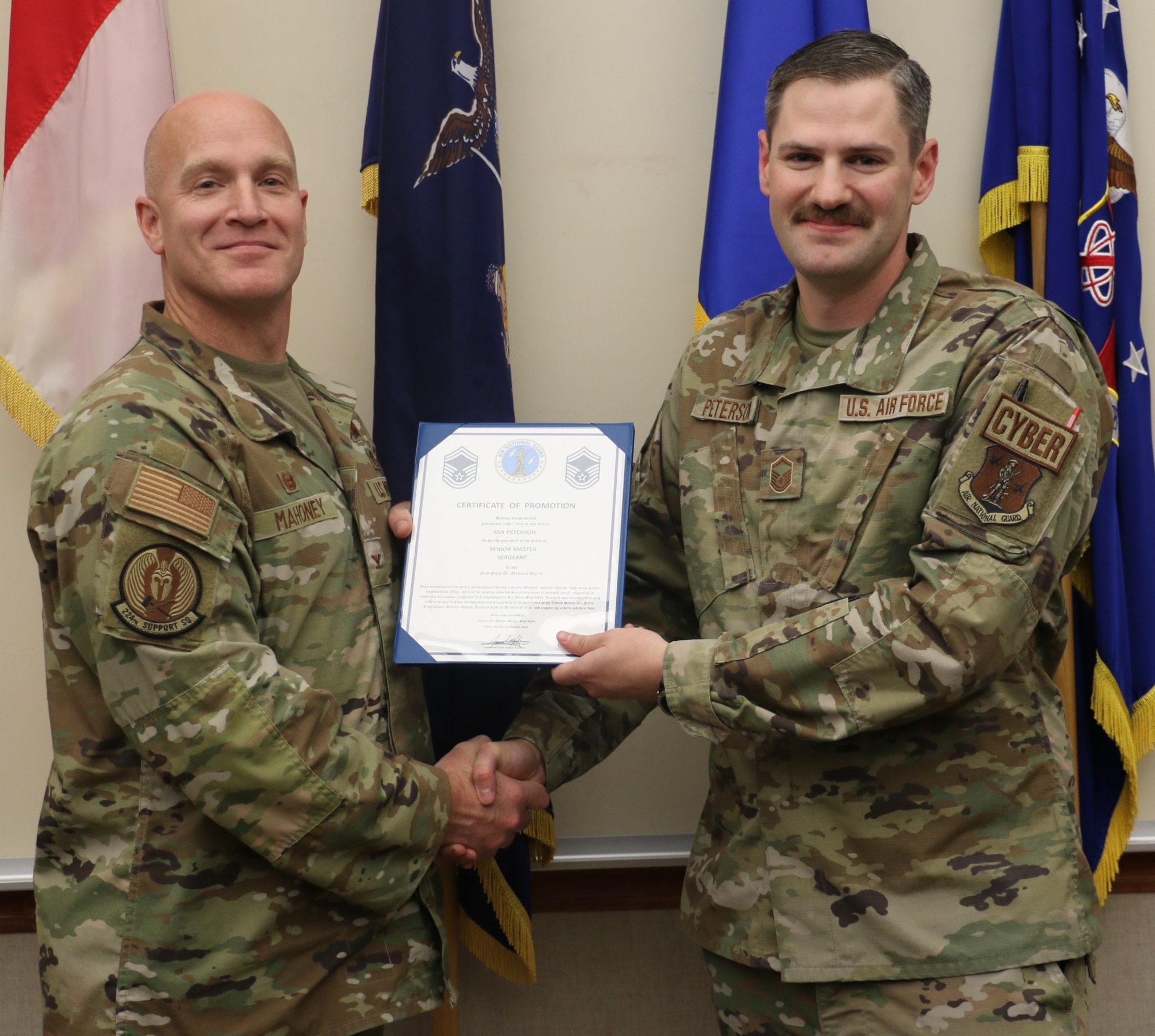 224th ADG Airman promoted to Senior Master Sgt.