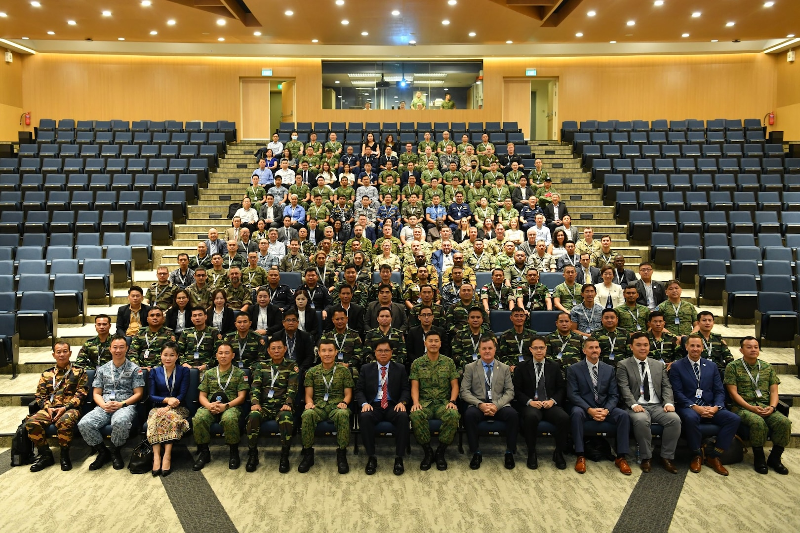 Exercise Coordinated Response (Ex COORES) 2023 participants at the opening ceremony.
