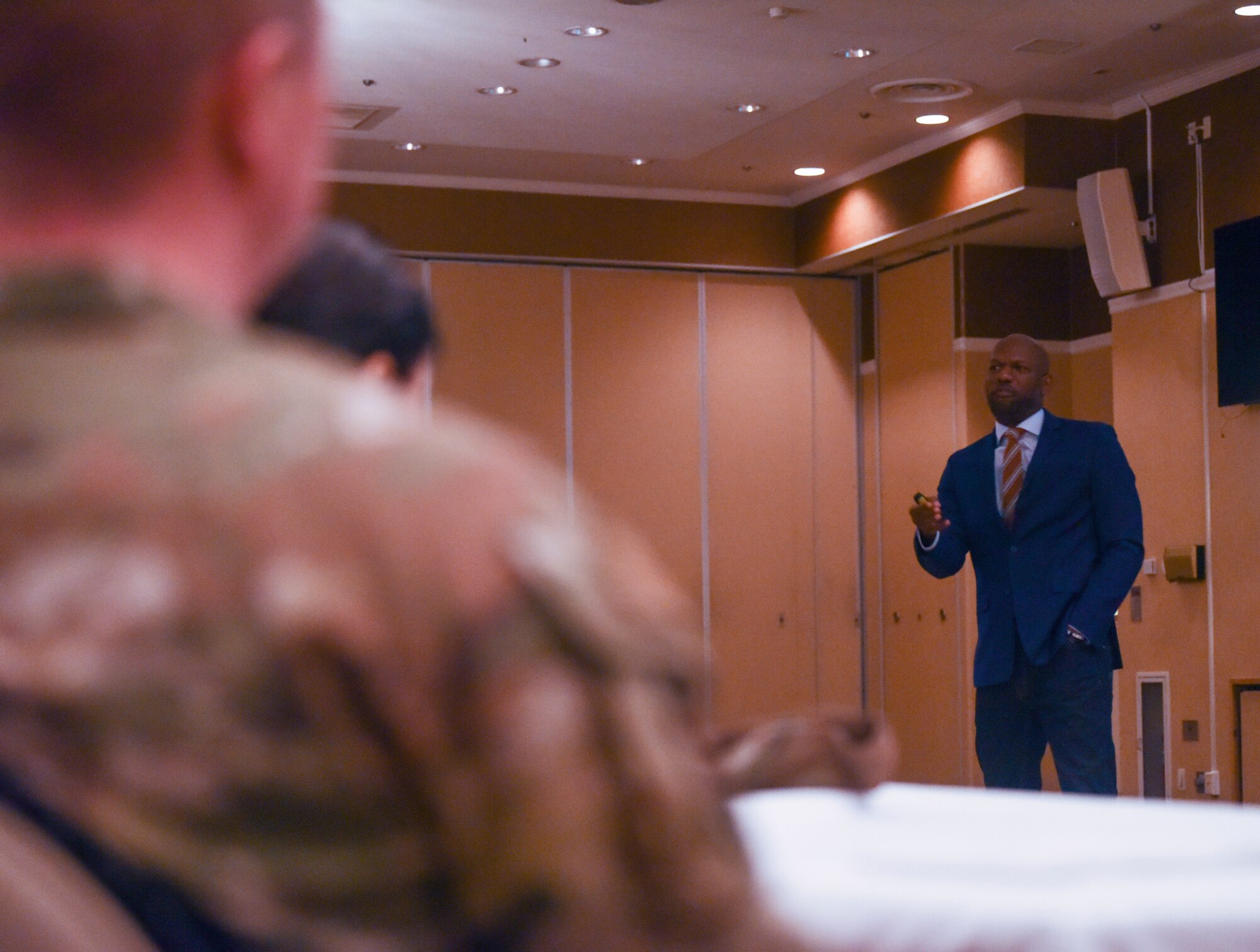 Participants attend a professional development session.