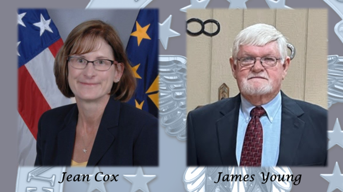Jean Cox and James Young