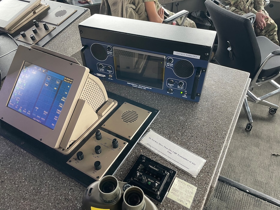 Radar Airfield & Weather Systems equipment is on display.
