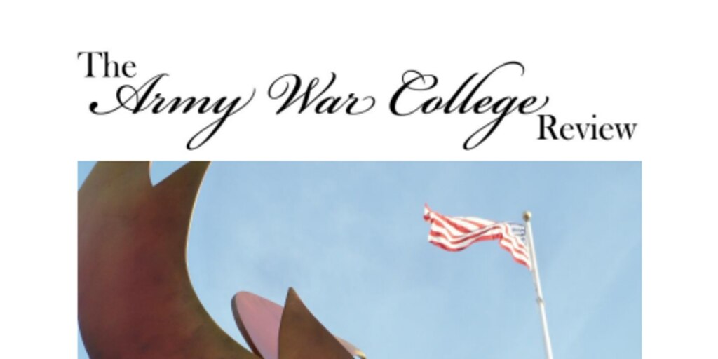Cover for The Army War College Review Vol. 2 No. 2