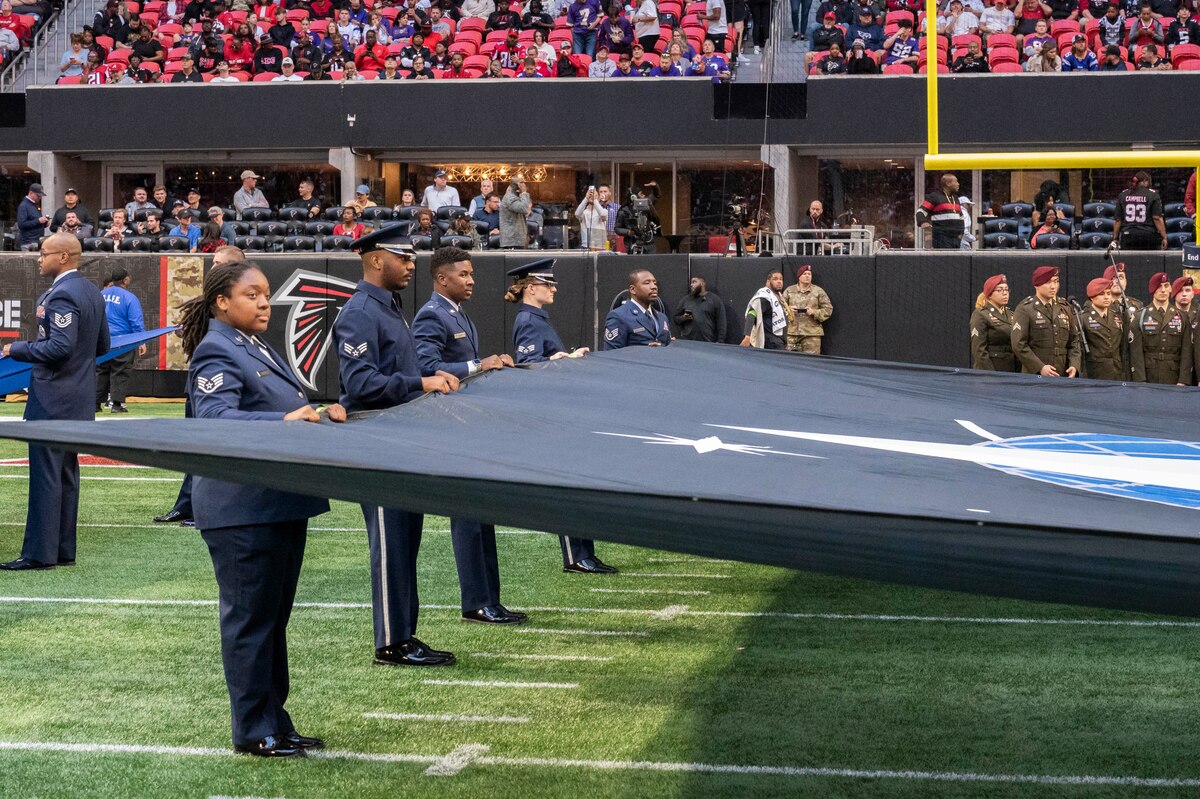 Salute to top service falcons