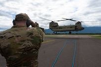 The training further built confidence between the maintainers and aviators supporting U.S. Southern Command, and highlights one of JTF-Bravo's means of aerial recovery of inoperative and lightly and heavily damaged helicopters using medium-lift and heavy-lift helicopters as the recovery vehicles.