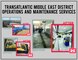 Before and after photos of equipment and facilities repaired under Operations and Maintenance contracts.