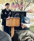 Illinois Army National Guard Staff Sgt. J. Manuel Rojas Garcia of the Springfield-based 232nd Combat Sustainment Support Battalion was the guest speaker at the Clear Lake Township (Illinois) 23rd Annual Veterans Day Remembrance Ceremony on Nov. 5.