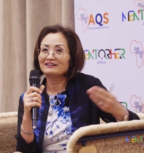 While in Rwanda, Wood served as a panel member of the MentorHer Africa event discussing the topic of empowering girls and women in STEM with students from universities across the region. Through personalized mentorship, MentorHer strives to empower young girls to pursue careers in cybersecurity, governance, risk management, and compliance.