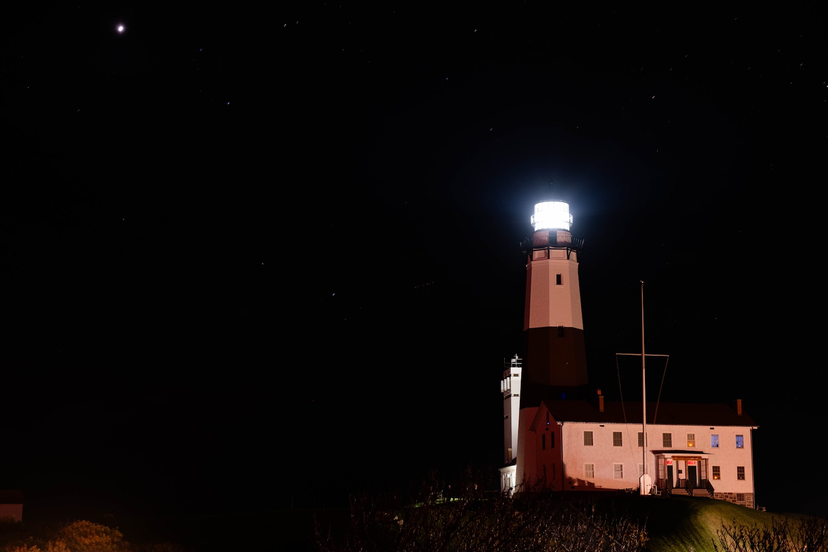 The Montauk Lighthouse located at the northern tip of Long Island, New York. The lighthouse was commissioned by President George Washington in 1792. (Photo courtesy of the Montauk Historical Society)