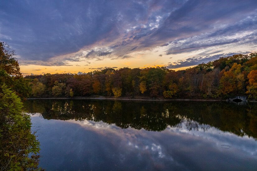 Beautiful sights of Shenango River Lake.