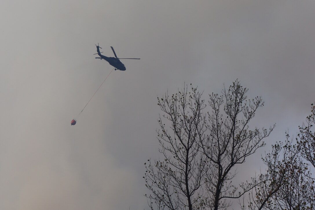 Virginia National Guard assisting with firefighting in Madison County