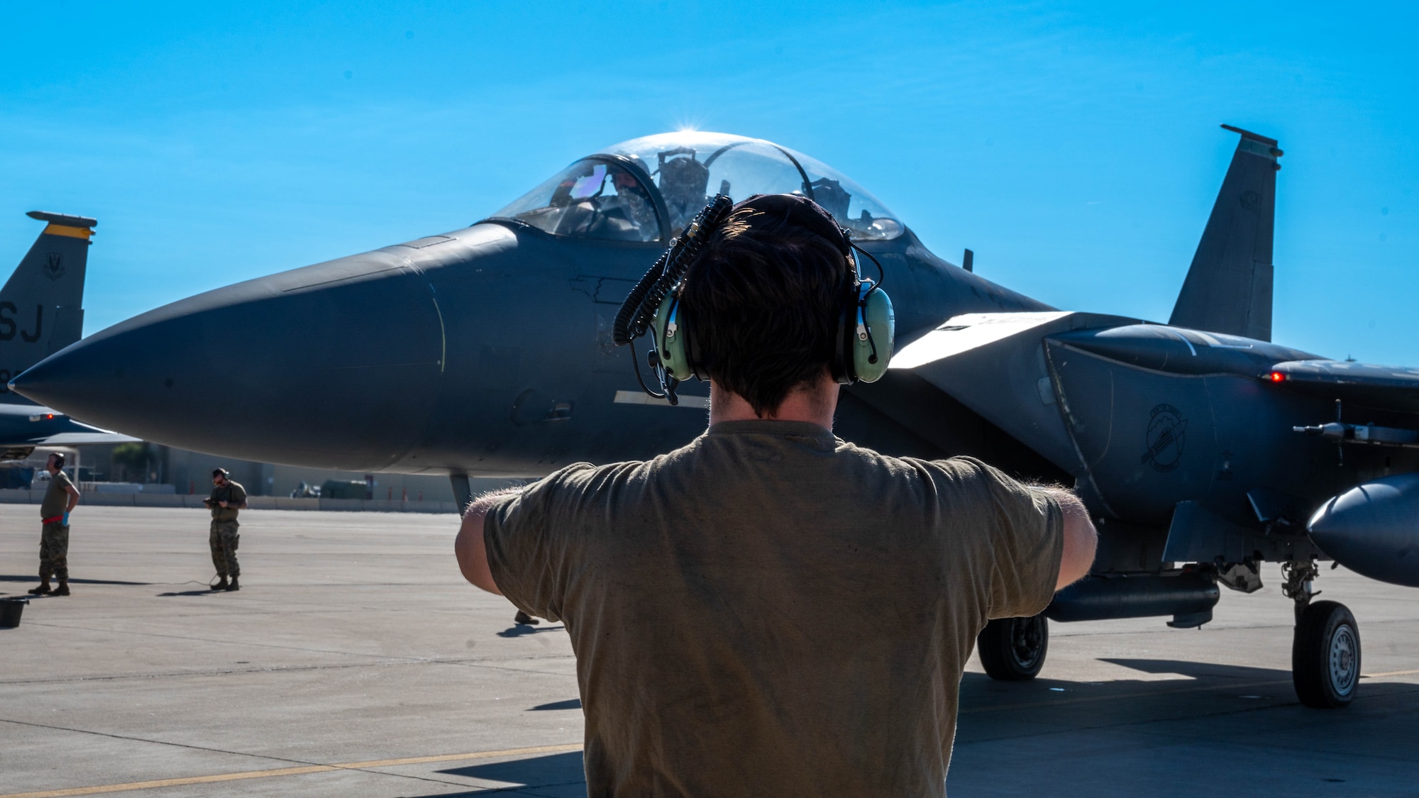 Joint services perform in IP war day
