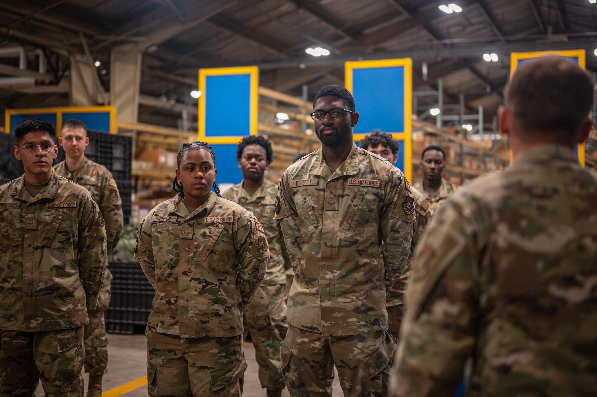 8th Fighter Wing command chief, addresses 8th Logistics Readiness Airmen