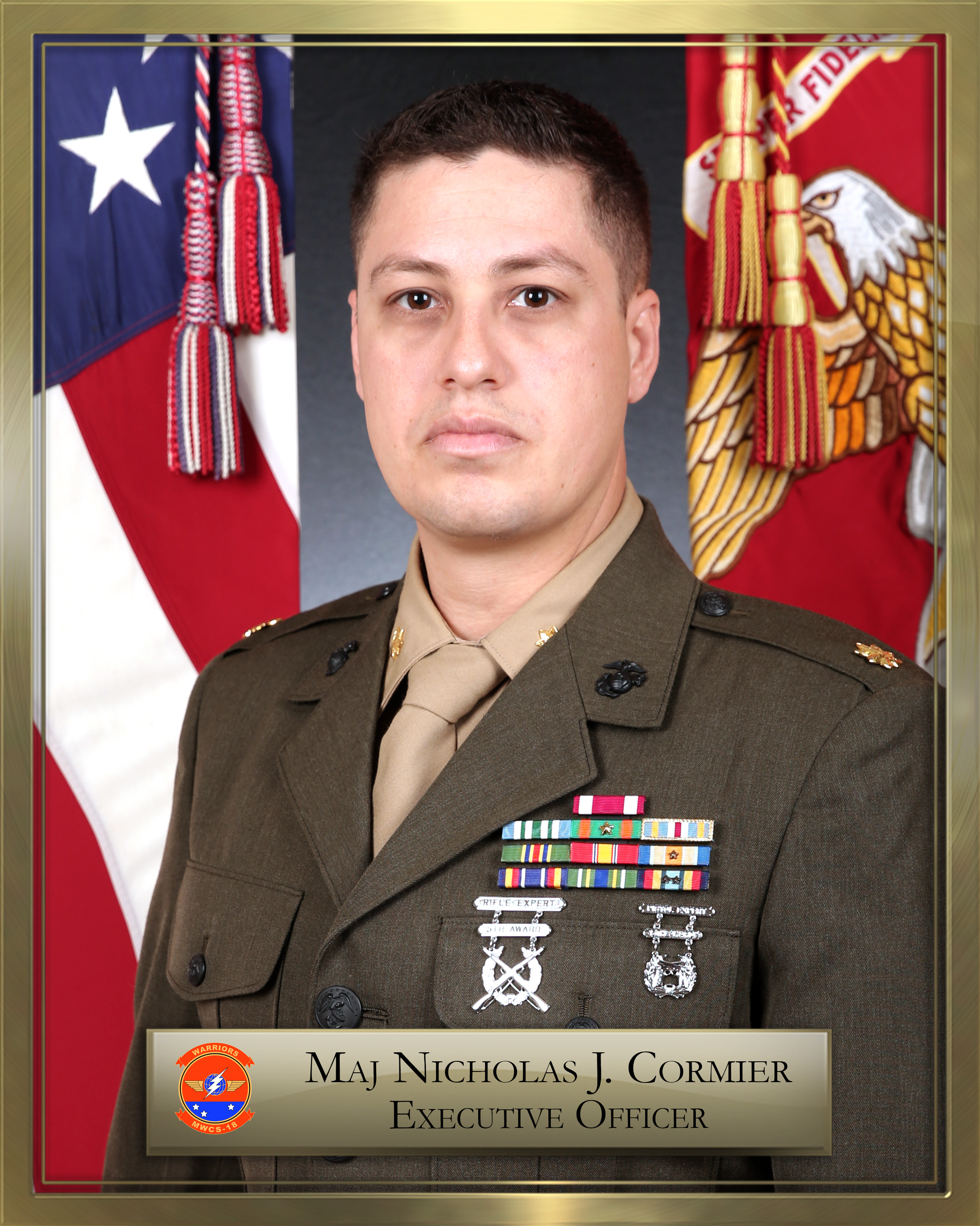 MWCS-18 Executive Officer > 1st Marine Aircraft Wing > Biography