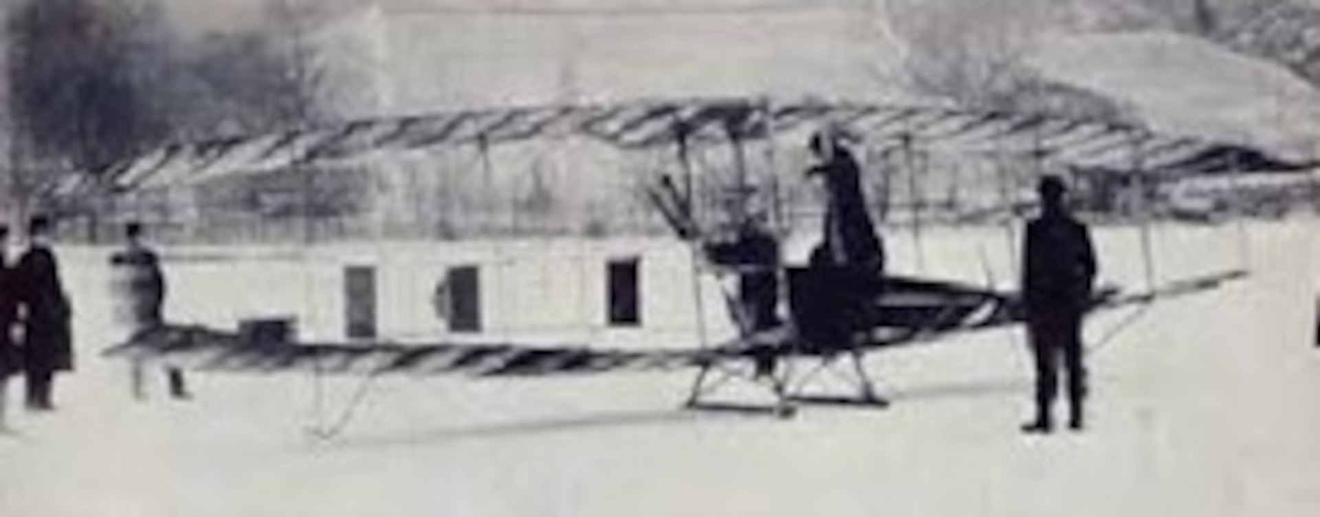 The Red Wing, the first cruciform design for the Aeronautical Experiment Association by 1st Lt. Thomas
Selfridge. (Courtesy photo)