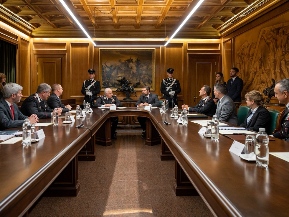 Director Omar Lopez and the General Commander of the Carabinieri, Gen. Teo Luzi, yesterday signed the first-ever Memorandum of Understanding between NCIS and the Arma dei Carabinieri at Carabinieri General Headquarters in Rome, Italy. The unprecedented MOU will strengthen bilateral collaboration on countering transnational organized crime, counterterrorism/force protection activities, and criminal investigations & operations, as well as intelligence sharing, while also opening joint training opportunities for personnel in both organizations.