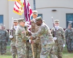 U.S. Army Sgt. Maj. Derrick T. Henley assumes responsibility as the Sgt. Maj. of DDHC on Nov. 3, 2023, at Schofield Barracks, Hawaii.