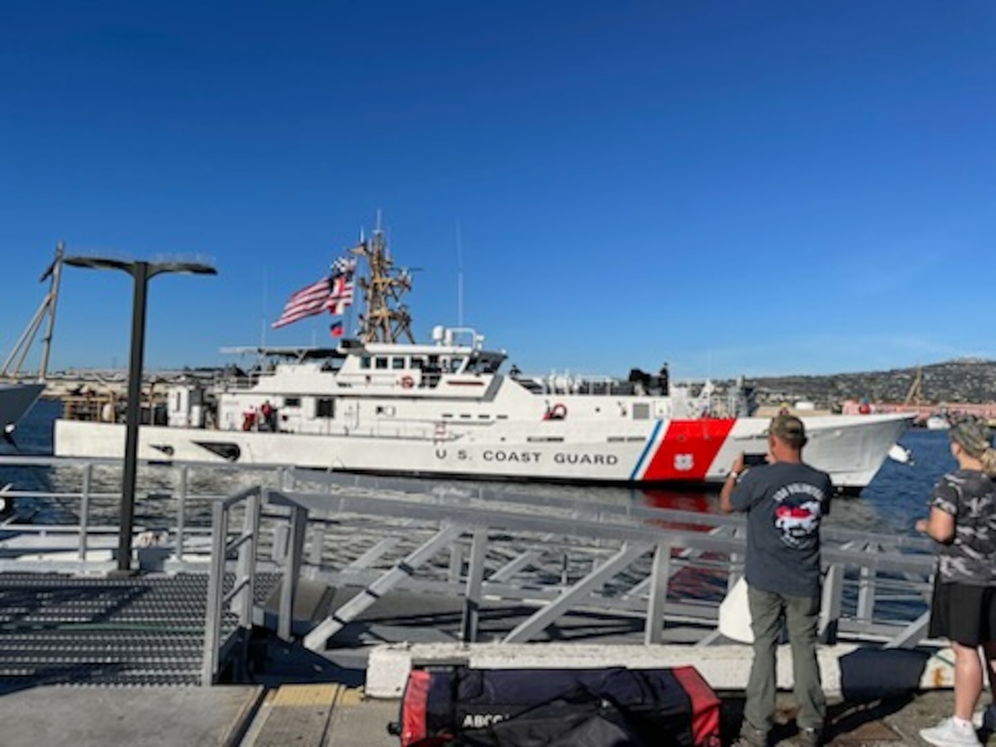 The U.S. Coast Guard Cutter Terrell Horne and crew returned to their home port in Los Angeles/Long Beach Tuesday after a 52-day patrol across the Eastern Pacific. 



The crew of the Terrell Horne deployed in support of multiple missions, including Operations Green Flash, Albatross, Martillo, and Southern Shield, within the 11th Coast Guard District's area of responsibility. During the patrol, Terrell Horne's crew conducted a range of missions encompassing law enforcement, counter-drug operations, illegal, unreported, and unregulated fishing enforcement, and search and rescue operations.