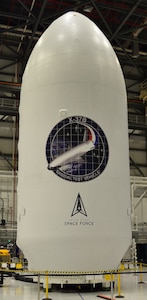 X-37B Orbital Test Vehicle is prepared for a launch from Kennedy Space Center, Fla., on Dec. 7, 2023.