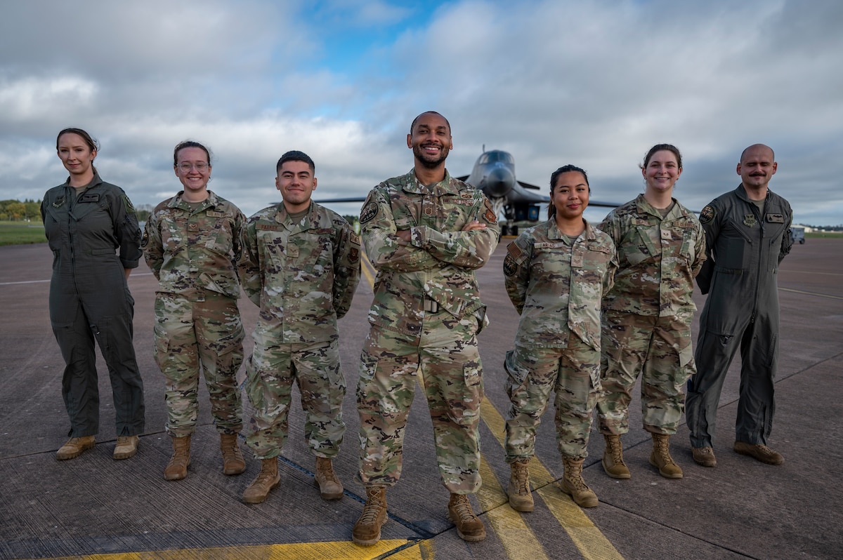People-first, mission-always.This concept of leadership has set a firm foundation for Master Sgt. Shamir Moore, 9th Expeditionary Bomb Squadron senior enlisted leader, since nervously accepting the opportunity to become an SEL in March 2022 and further during Bomber Task Force mission 24-1.“I’ve had almost every level of toxic leadership in my career,” said Moore. “The most toxic leadership I’ve ever faced was if our NCO had a bad day at work or home, it transferred over to work and it got to the point of having the Airmen becoming afraid to talk to him or bring anything up.”Moore took his negative experiences with toxic leadership to apply resiliency in his life, to be welcoming and open to let every Airman know he is there to talk through any issues they may be facing.“My job is to take care of not only the Airmen but also the officers," said Moore. “Meaning I ensure their quality of life because when you're thinking about personal issues, it transfers to work where you can't process things and focus on your work.”Moore says his dedication to providing a higher quality of life for those around him is because of a people-first, mission-always mindset. When you take care of your people, your people will always take care of the mission.“During the BTF, he’s been extremely easy to talk to and very helpful,” said Airman 1st Class Marissa Adkison, 9th EBS weather forecaster. “Early in the deployment, Moore was able to help us adjust to the new environment as we were settling into the BTF workflow and it’s been easier since.”Moore's commitment to a positive work environment led him to reflect on his role as the SEL and his career.“I feel great about being the SEL,” said Moore. “I love the job, the squadron and our current leadership ensuring a higher quality of life for our Airmen. I keep doing this job because it’s the people around me. I’ve been in for over 20 years of service and the Airmen are why I want to stay and continue the job.”