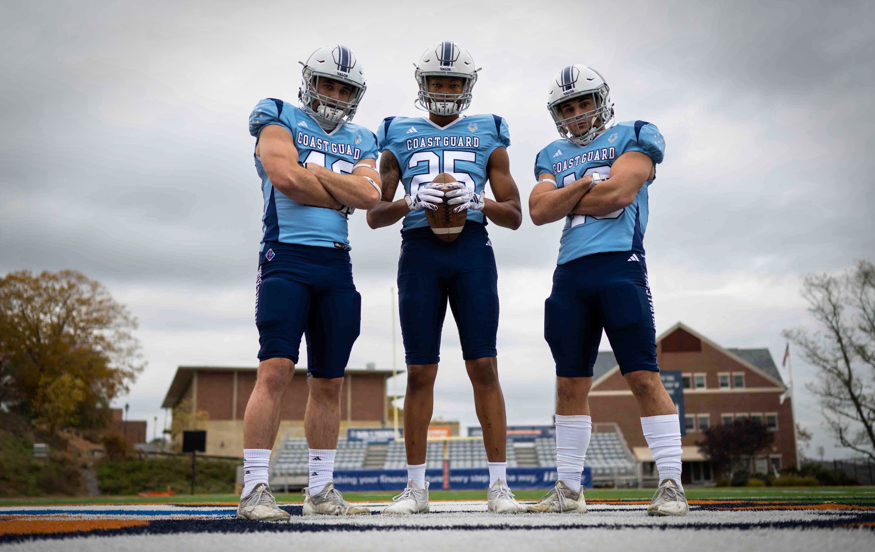Coast Guard Academy unveils new football uniforms in honor of