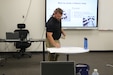 Mr. James Hardin, gives a block of instruction on how to make a fantasy map during the Instructor of the Year Competition. Soldiers from all three division under the 80th Training Command competed in the 80th Training Command’s Fiscal Year 24 Instructor of the Year Competition (IOY) on October 25 – 28, 2023.